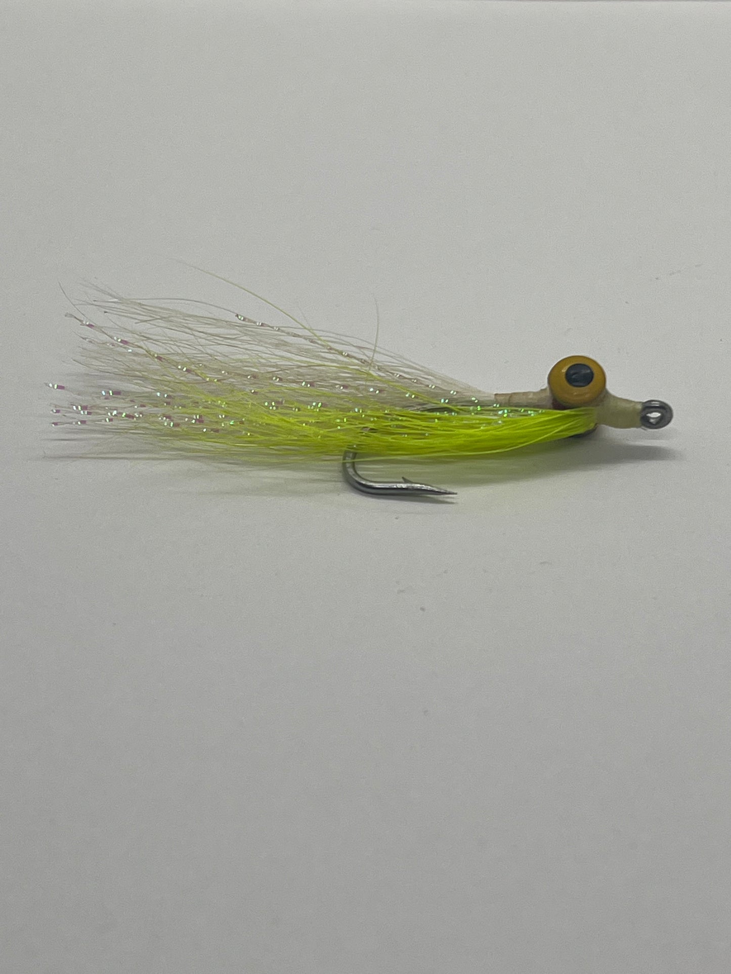 Clouser Minnow - Chartreuse/White