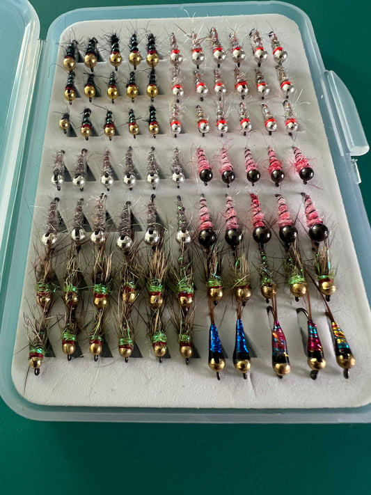 Euro Nymph Complete Box, 77 Flies