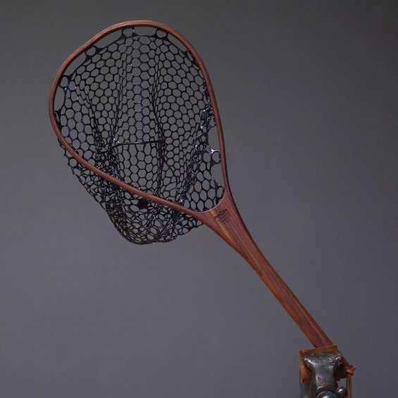 antique wooden fishing nets Little Dipper 12"x8" - Walnut Fly Fishing Traditional Landing Net