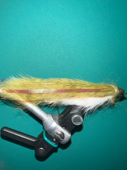 Dolly Llama Double - Olive/White