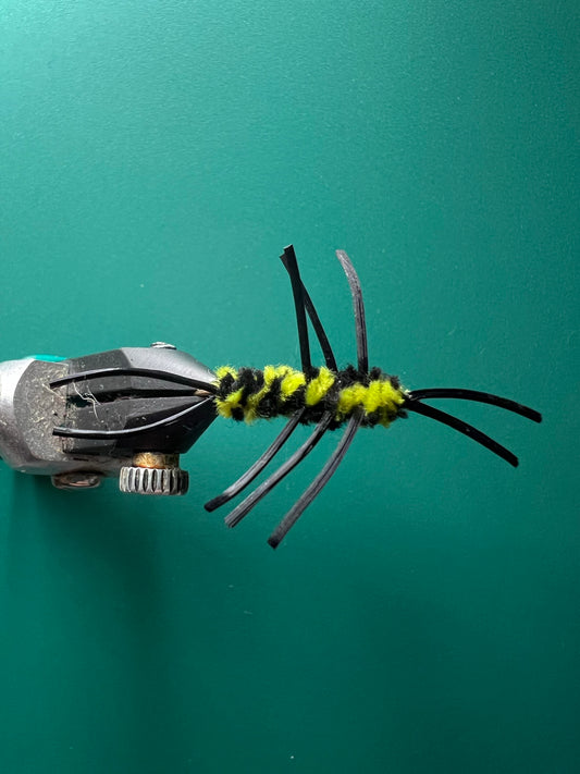 Rubber Leg - Black/Olive