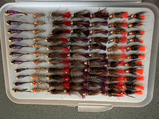 Euro Nymph Complete Box, 77 Flies