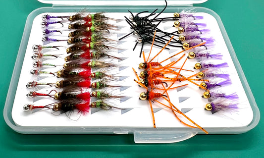 Euro Nymph Complete Box, 49 Flies