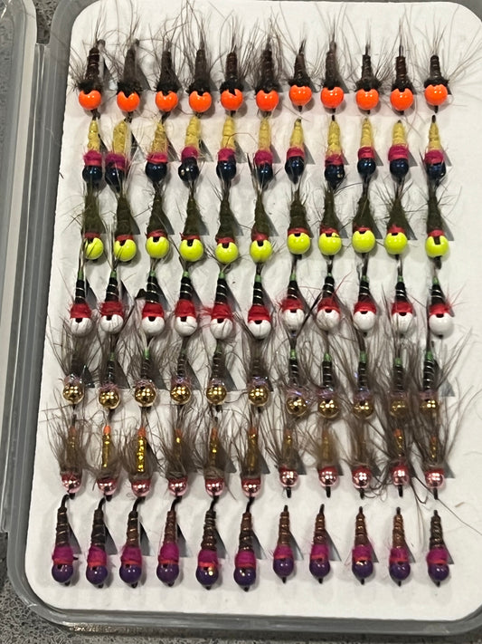 Euro Nymph Complete Box, 77 Flies