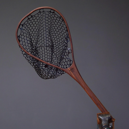 XL 18"x14" - Walnut Fly Fishing Traditional Landing Net - Handcrafted & Made in USA