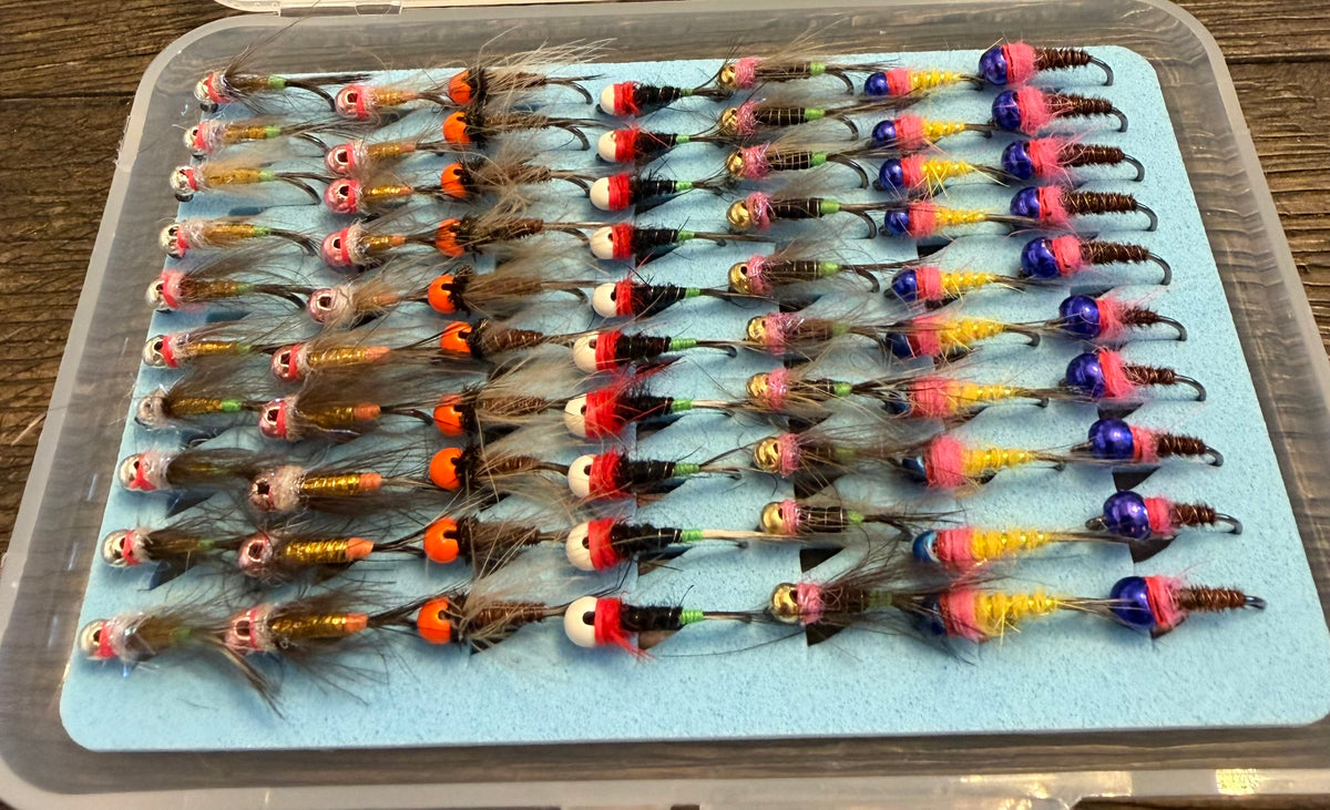 Euro Nymph Complete Box, 70 Flies